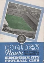 Birmingham City v Leeds United 20-Apr-1957