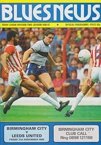 Birmingham City v Leeds United 21-Nov-1986