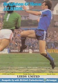 Brighton and Hove Albion v Leeds United 02-Mar-1982