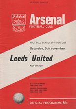 Arsenal v Leeds United 05-Nov-1966