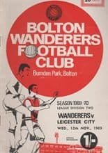 Bolton Wanderers v Leicester City 12-Nov-1969
