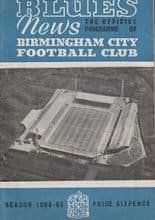 Birmingham City v Leicester City 12-Feb-1966