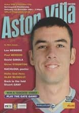Aston Villa v Leicester City 01-Dec-2001