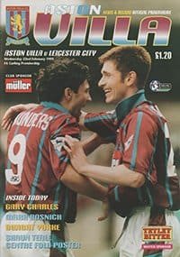 Aston Villa v Leicester City 22-Feb-1995