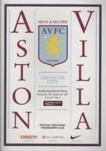 Aston Villa v Leicester City 26-Sep-2007