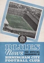 Birmingham City v Leicester City 27-Sep-1958