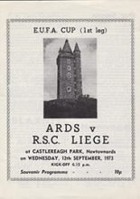Ards v RSC Liege 12-Sep-1973