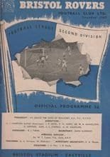 Bristol Rovers v Lincoln City 15-Oct-1960