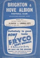Brighton and Hove Albion v Lincoln City 08-Apr-1961