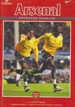 Arsenal v Liverpool 12-Nov-2006