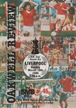 Barnsley v Liverpool 10-Mar-1985