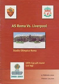 AS Roma v Liverpool 15-Feb-2001