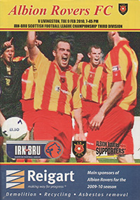 Albion Rovers v Livingston 09-Feb-2010