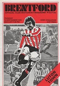 Brentford v Luton Town 14-Sep-1976