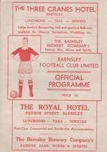 Barnsley v Luton Town 25-Oct-1952