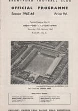 Brentford v Luton Town 17-Feb-1968