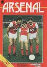 Arsenal v Luton Town 01-Dec-1984