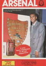 Arsenal v Luton Town 20-Dec-1986