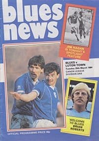 Birmingham City v Luton Town 20-Mar-1984