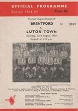 Brentford v Luton Town 22-Aug-1964