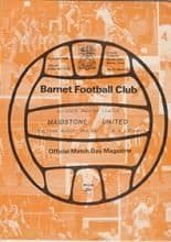 Barnet v Maidstone United 18-Aug-1981
