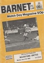 Barnet v Maidstone United 04-Apr-1988