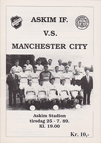 Askim IF v Manchester City 25-Jul-1989