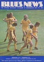 Birmingham City v Manchester City 27-Nov-1976