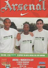 Arsenal v Manchester City 28-Oct-2000