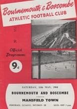 Bournemouth and Boscombe Athletic v Mansfield Town 11-May-1968