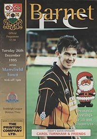 Barnet v Mansfield Town 26-Dec-1995
