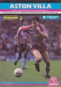 Aston Villa v Manchester United 12-Mar-1989