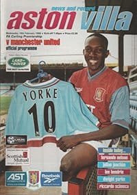 Aston Villa v Manchester United 18-Feb-1998