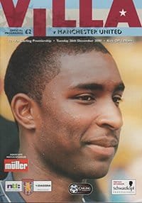 Aston Villa v Manchester United 26-Dec-2000