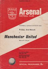 Arsenal v Manchester United 03-Mar-1967