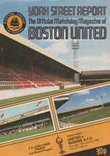 Boston United v Marine 15-Jan-1983