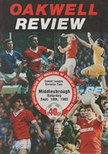 Barnsley v Middlesbrough 10-Sep-1983