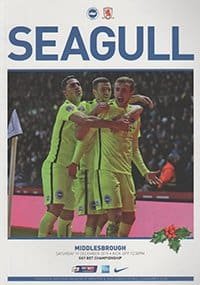 Brighton and Hove Albion v Middlesbrough 19-Dec-2015