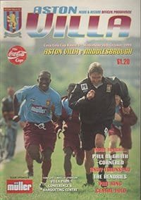 Aston Villa v Middlesbrough 26-Oct-1994