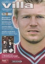 Aston Villa v Middlesbrough 28-Dec-2002