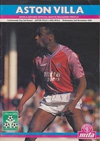 Aston Villa v Millwall 02-Nov-1988