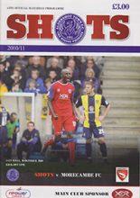 Aldershot Town v Morecambe 16-Oct-2010