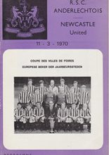 Anderlecht v Newcastle United 11-Mar-1970