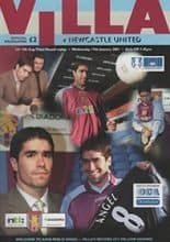 Aston Villa v Newcastle United 17-Jan-2001