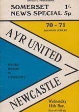 Ayr United v Newcastle United 18-Nov-1970