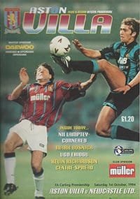 Aston Villa v Newcastle United 01-Oct-1994