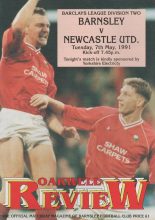 Barnsley v Newcastle United 07-May-1991
