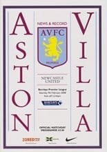 Aston Villa v Newcastle United 09-Feb-2008