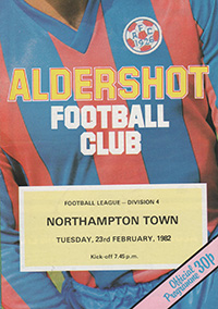 Aldershot v Northampton Town 23-Feb-1981