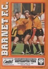 Barnet v Northampton Town 04-Apr-1992